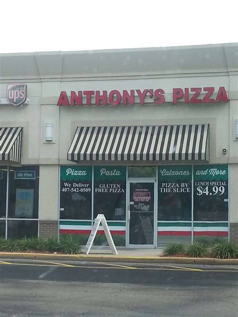 43 Alafaya Woods Blvd. . Anthonys pizza oviedo